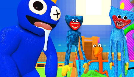 Rainbow friends but the blue turned red — play online for free on
